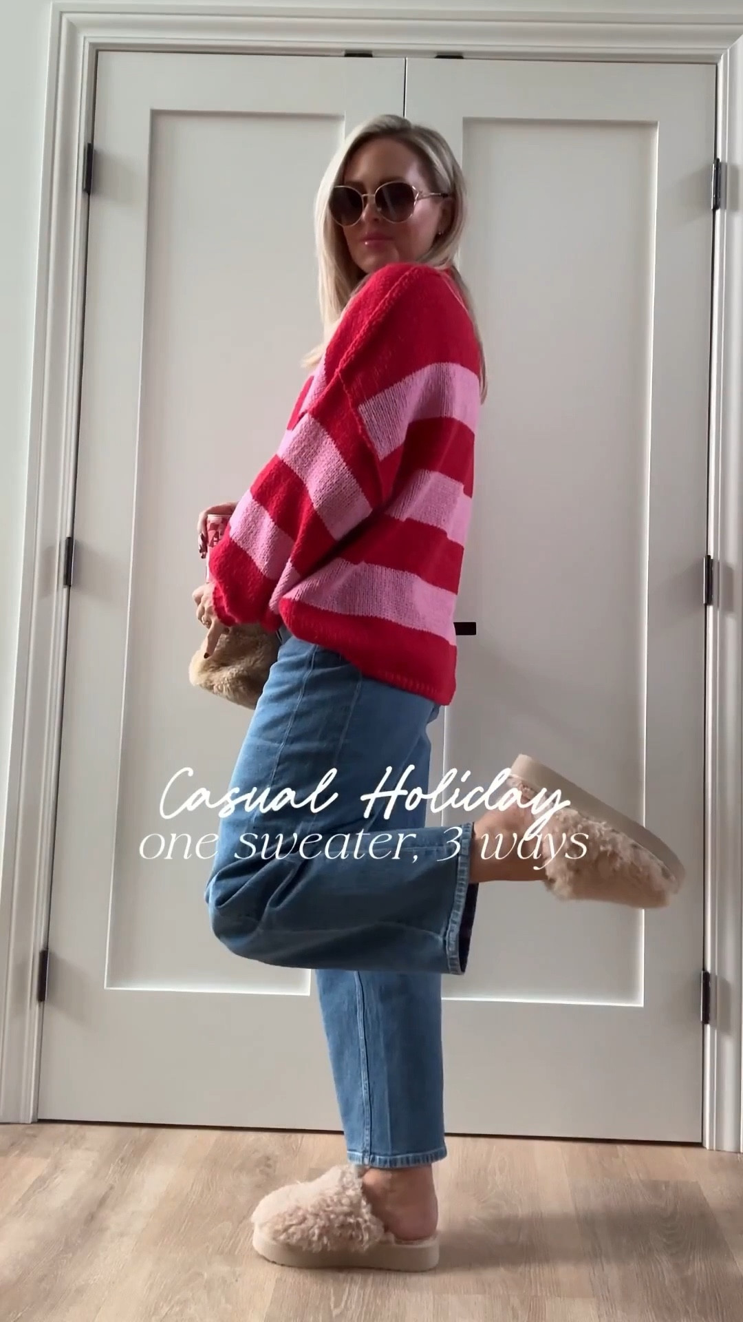 Trading in snow for sand! 🌴🎁

Got stopped every single place I went today and I’m not kidding about my sweater and shoes!🎁❤️💕Wearing smalls! Get the jeans ladies! So good on! They added a zipper fly! Use: LILLIEXSPANX on the jeans!🔥

Valentine’s Day. Sweater. Winter outfit. 

#LTKootd #LTKFindsUnder50 #LTKSeasonal