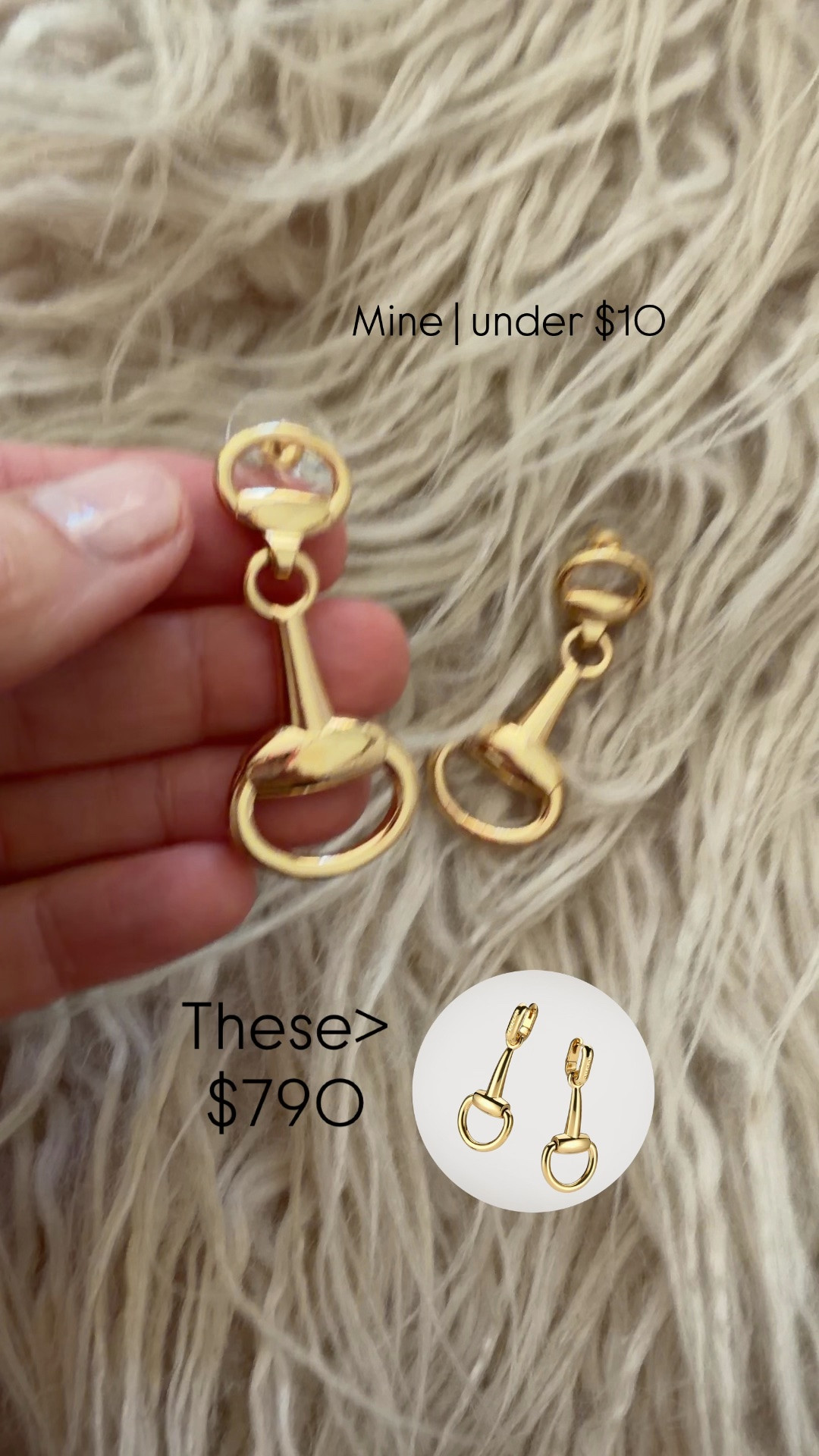 Splurge bs. Save horsebit earrings

#LTKOver40