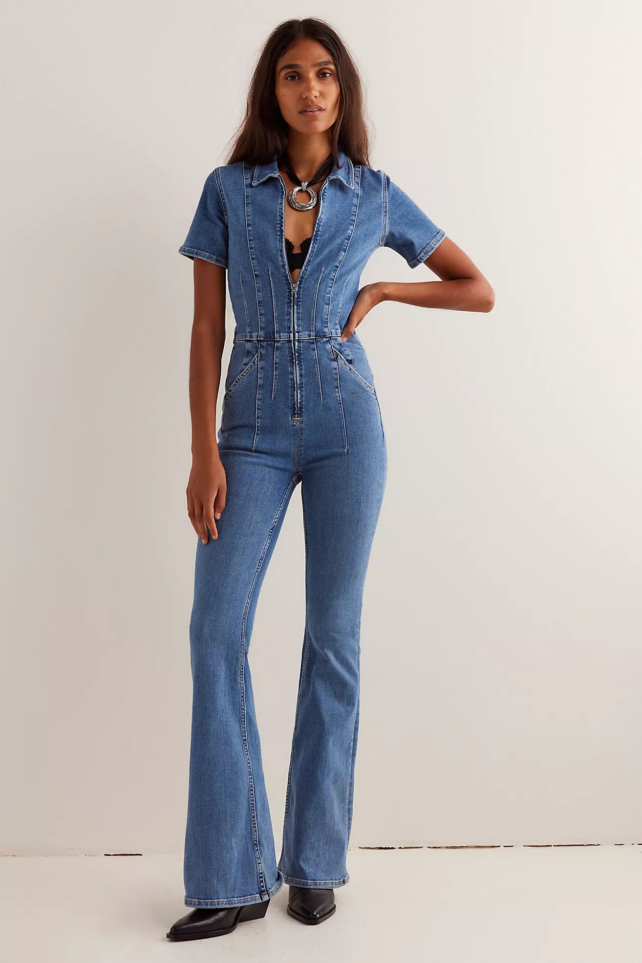 We The Free Jayde Flare Jumpsuit | Free People (Global - UK&FR Excluded)