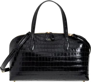 Medium Lounge Croc Embossed Leather Tote | Nordstrom