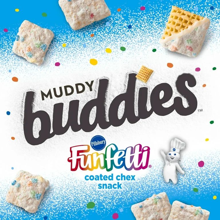 Chex Mix Muddy Buddies Funfetti Snack Mix, 9 oz | Walmart (US)