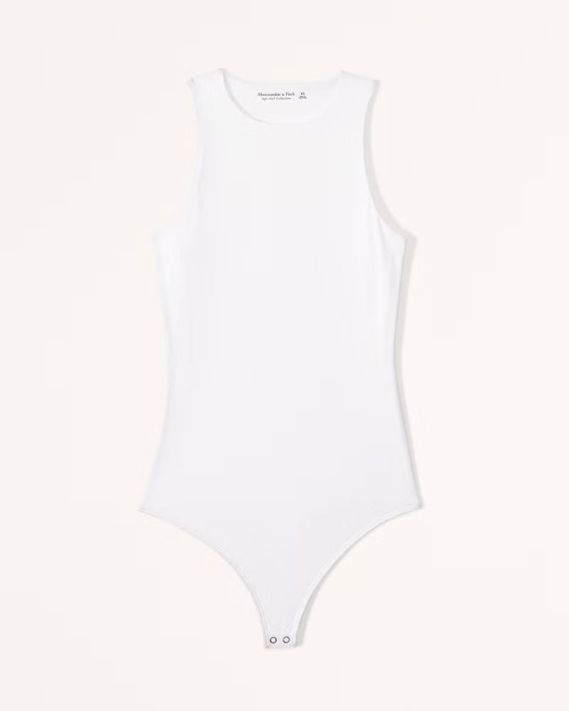 Soft Matte Seamless High-Neck Bodysuit | Abercrombie & Fitch (US)