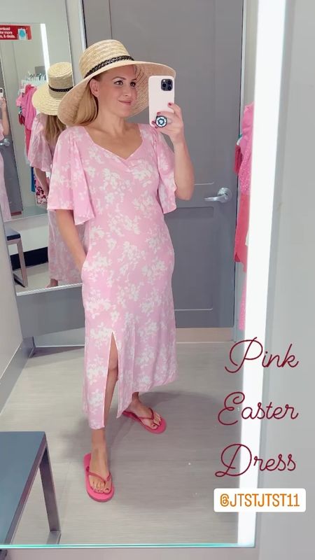 Tell me this pink floral dress from Target wouldn’t make the best Easter dress!!! It’s beautiful.

Wearing a medium. Fits true to size and has side pockets.

Target dress: Target spring dress, Target dress outfit, Target dress spring, Target dress style, Target dress idea, Target dress vacation, Target dress beach, Target dress swim, Target dress season, Target dress 2024, Target dress inspo




#LTKtravel #LTKshoecrush #LTKVideo #LTKstyletip #LTKGiftGuide #LTKfindsunder100 #LTKswim #LTKover40 #LTKfindsunder50 #LTKsalealert #LTKMostLoved #LTKmidsize #LTKU #LTKitbag #LTKSeasonal