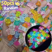 50pcs Surprise Blind Bags Glow In The Dark Mini Resin Animals Dollhouse Miniature Figures Ornament Fairy Garden Accessories | AliExpress (US)
