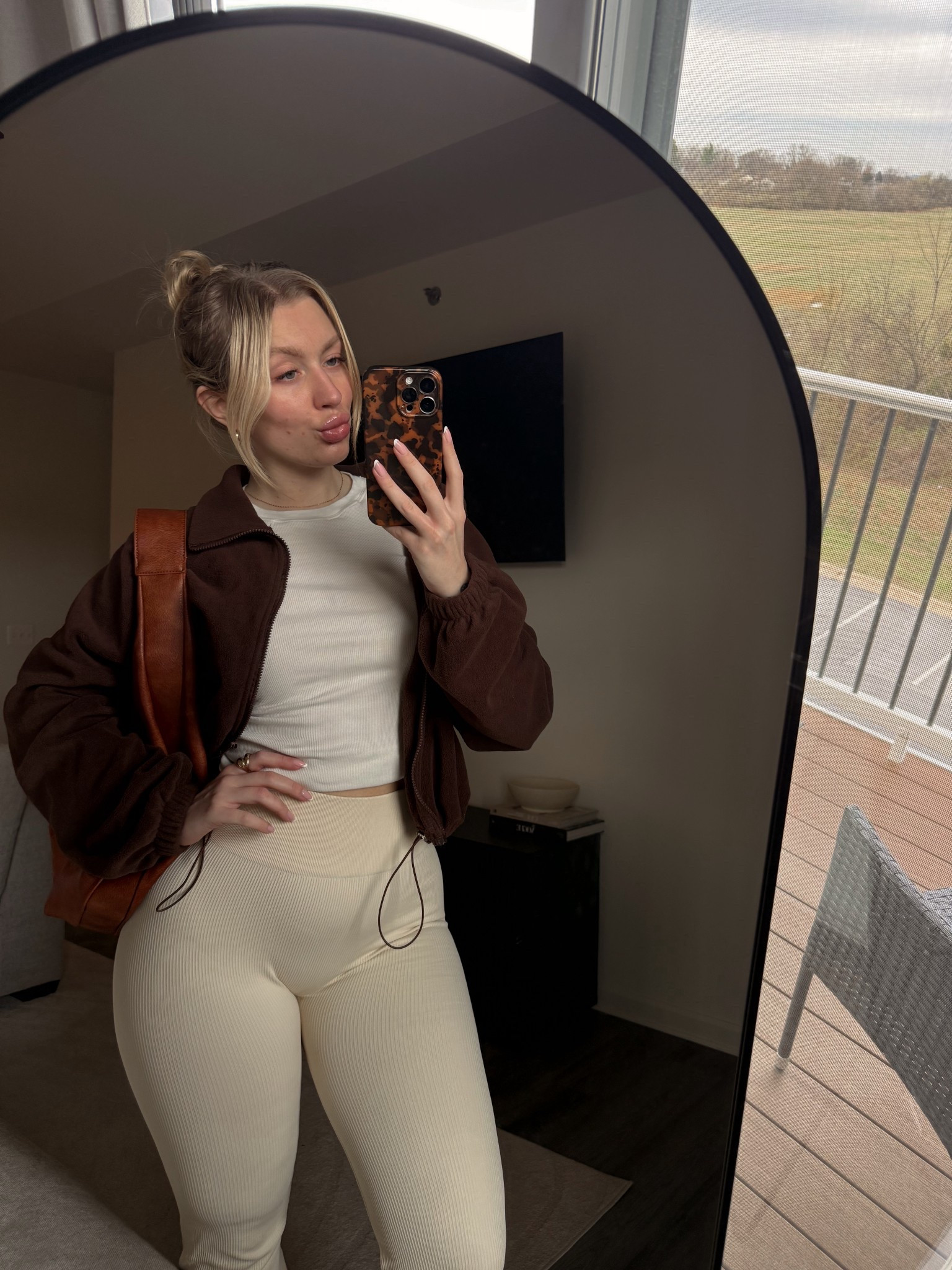 Jacket is from tiktok shop & shirt is KHY long sleeve ribbed tee 

#LTKTall #LTKootd