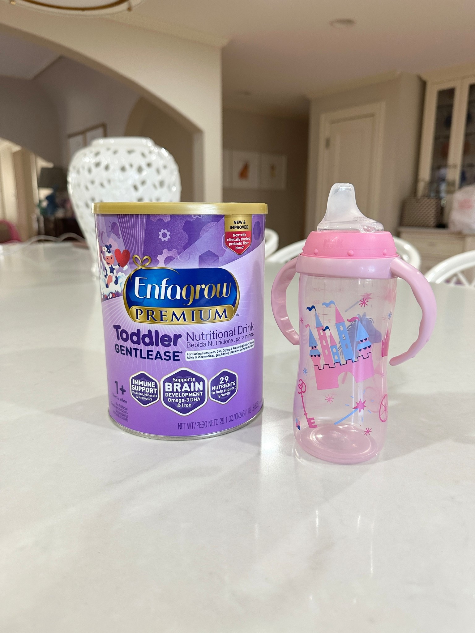 #ad Only the best for my growing girl. She loves her “big girl drink” aka Enfagrow! A great compliment to her diet offering 29 essential nutrients for her to grow big and strong! Check it out linked below or in store at @target #targetpartner #enfagrow #target #enfamil