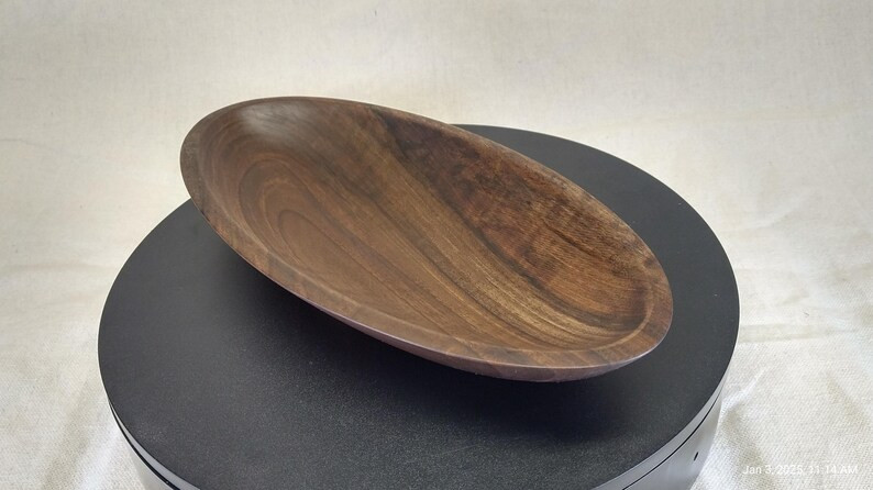 Handmade Claro Walnut Oval Wood Bowl - Jewelry, Pocket Item Tray | Etsy (US)