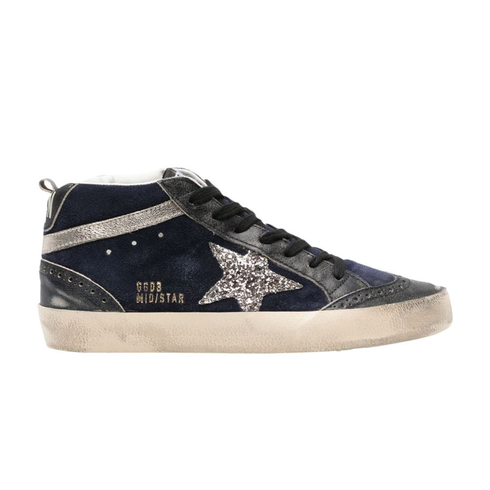 Golden Goose Golden Goose Wmns Mid Star 'Medieval Blue Silver Glitter' | Women's Size 41 | GOAT
