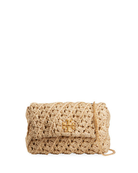 Tory Burch Kira Crochet Mini Shoulder Bag | Neiman Marcus