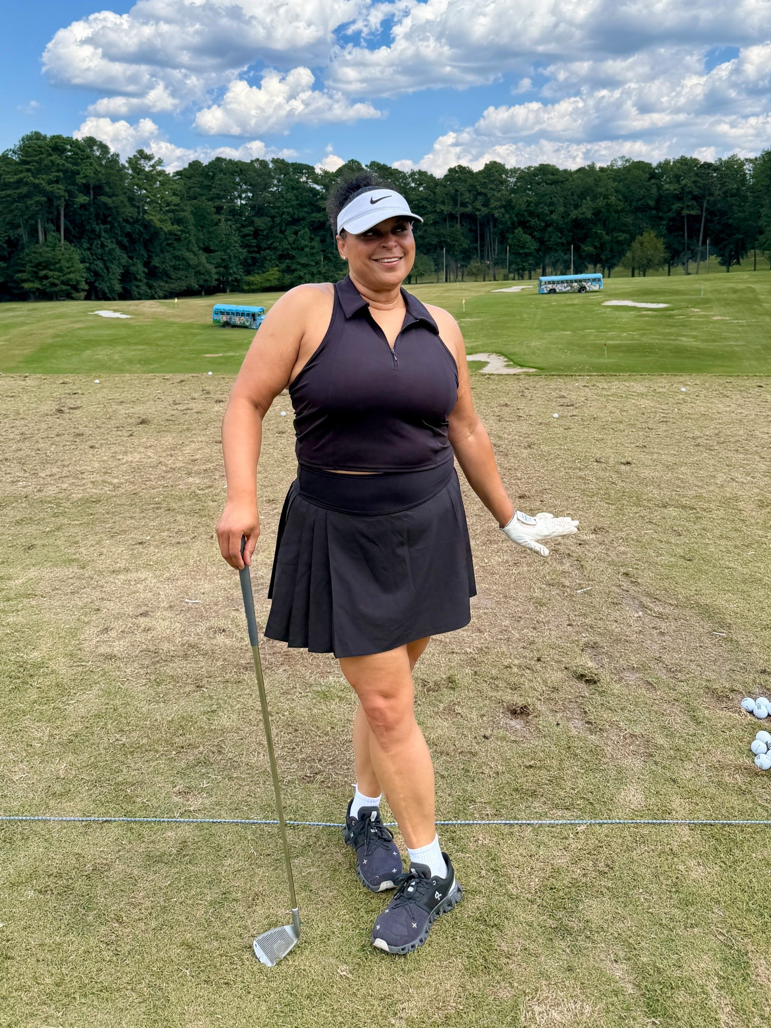 Great outfit for playing a round of golf or tennis, being a caddy, running errands, or just being cute.
Golf Tennis Pleated Skirt Cropped Polo Sleeveless Polo Athleisure Athletic Sport Dress 

#LTKFindsUnder100 #LTKActive #LTKStyleTip