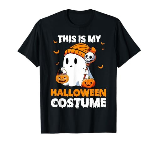 This Is My Halloween Costume Funny Halloween Ghost T-Shirt | Amazon (US)