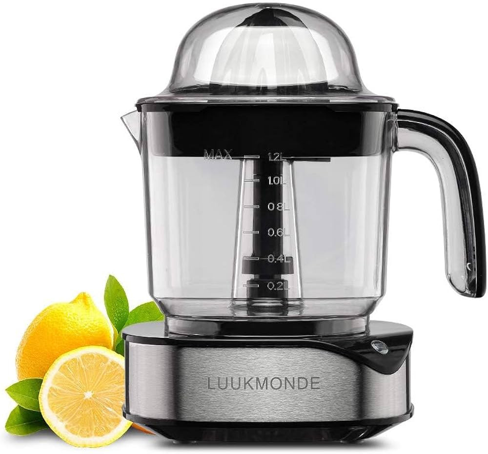 Luukmonde Electric Citrus Juicer 1.2L Large Volume, Orange Juicer with Powerful Motor and LED Wor... | Amazon (US)
