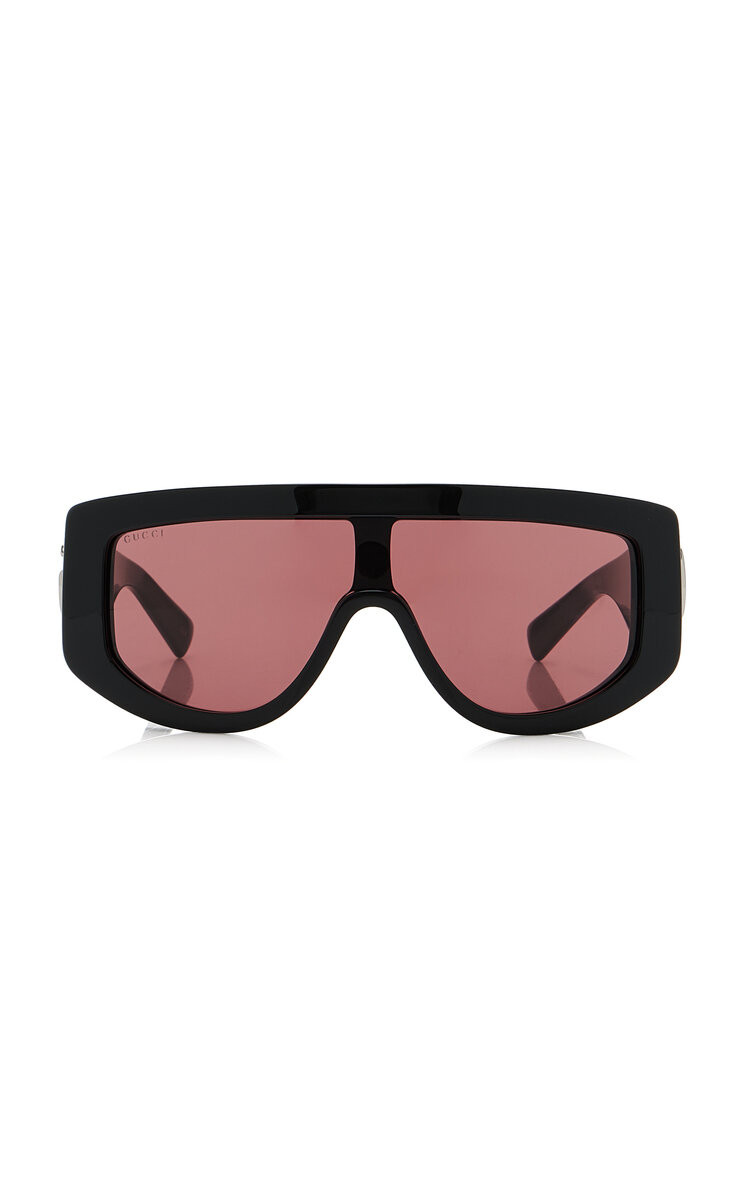 Mask-Frame Acetate Sunglasses | Moda Operandi (Global)