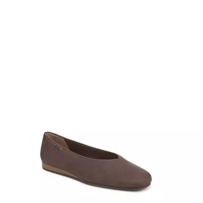 Dr. Scholl's Women's Violet Ballet Flat, Dark Brown, 7.5M | Belk