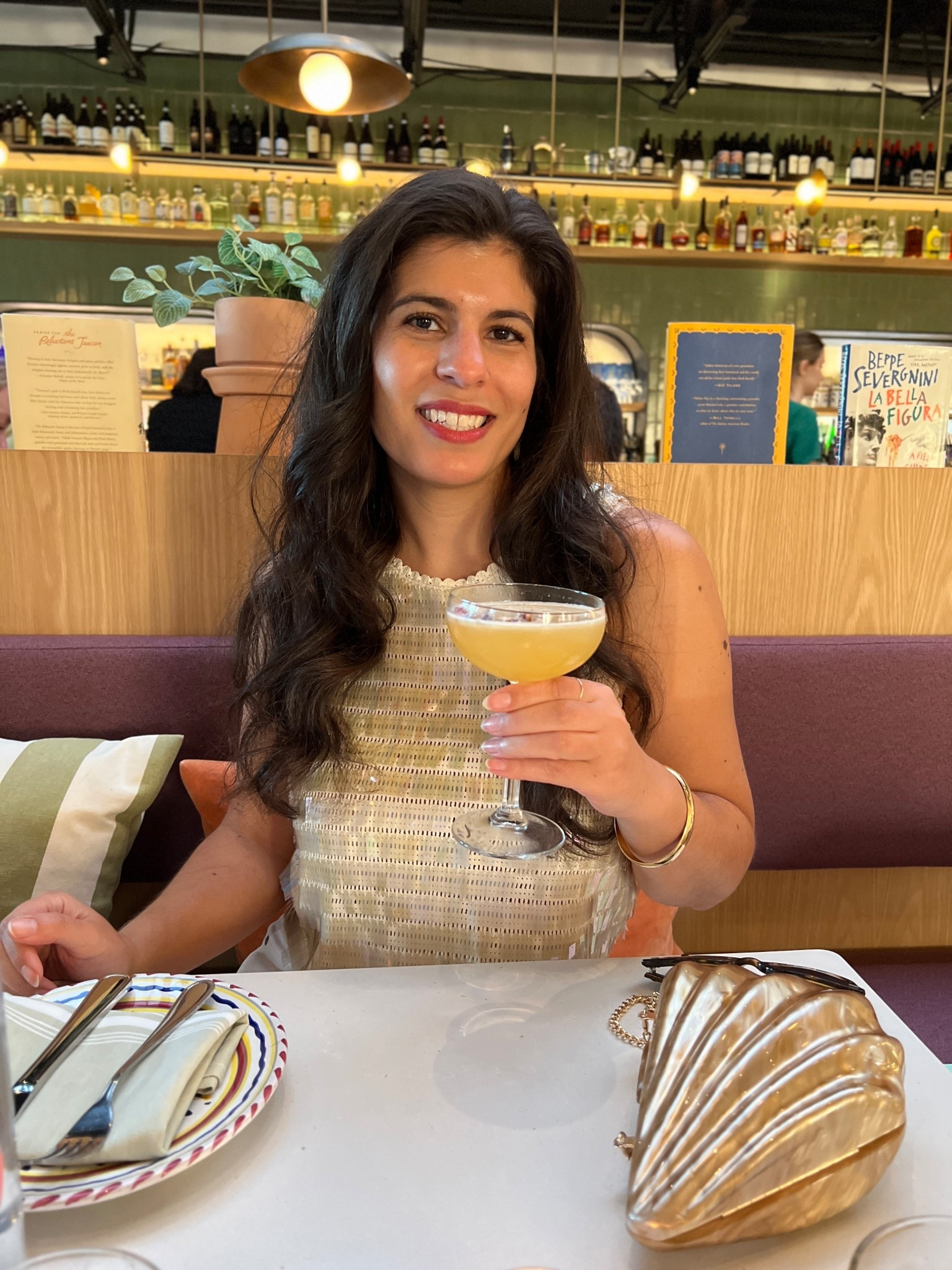 Drinks at Gioia before Rilo Kiley