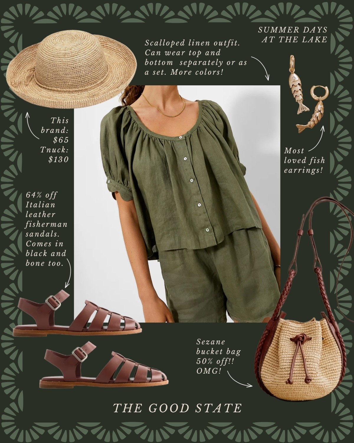 This is for the Nancy Meyers-loving girlies living their best life as they sip on a cup of freshly brewed coffee and watch the sunrise over the lake. For the ones breathing in slow mornings and fresh air. This is for the ladies spending all day out on the boat and the evening on the dock with a glass of wine and good company. For the girlies who still flip on The Parent Trap and eat Oreos dipped in peanut butter. This is for the ladies who love all things gingham, their trusty ball cap and the ease of a Summertime dress. For those thriving in this Americana Summer. This is for you🫶🏼 Ootd, outfit idea, style tip, classic style, timeless style striped sweater, quince, J.Crew, J.Crew, factory, target, target fashion, target style, Walmart, Anthropologie, Anthro, Madewell, white dress, spring dress, summer dress, spring fashion, summer fashion, vacation, outfit, Fourth of July, outfit, red, white, and blue outfit, gingham dress, quilt dress, organic skincare, pearl, jewelry, Abercrombie, and Fitch, Tuckernuck, Madewell, H&M, Amazon, Amazon style, farmers market outfit, sissy light hat, dolce vita, women’s shoes, raffia bags, wedding guest dress, dress, wedding guest, Lauren England, the good state, lake, lake outfit, lake house, summer sweater, American flag sweater, ll bean 

#LTKStyleTip #LTKSaleAlert #LTKSeasonal