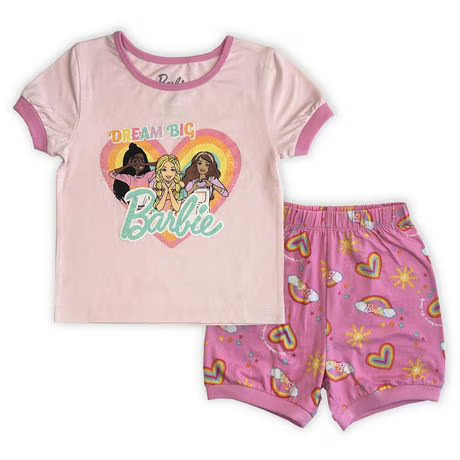 BARBIE 2 piece printed pyjama set for  Toddler girls | Walmart (CA)