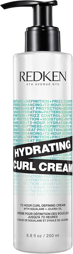 Redken Hydrating Curl Cream, Leave-in Cream for Curly Hair, Tames Frizz, Heat Protection, Curl De... | Amazon (CA)