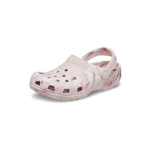 Crocs Classic Marbled Tie-Dye Clog Quartz/Multi Men's 8, Women's 10 Medium | Amazon (US)