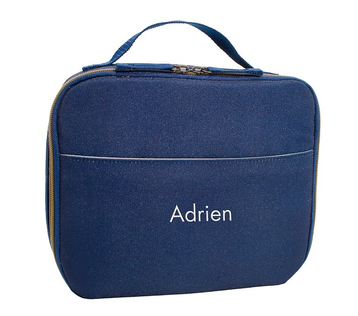 Colby Solid Navy Cold Pack Lunch Box | Pottery Barn Kids