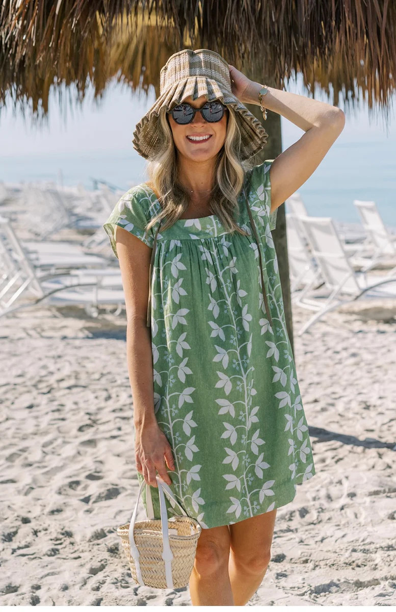 Gracie Short Sleeve Coverup by Sarah & Molly for navybleu | navyBLEU LLC