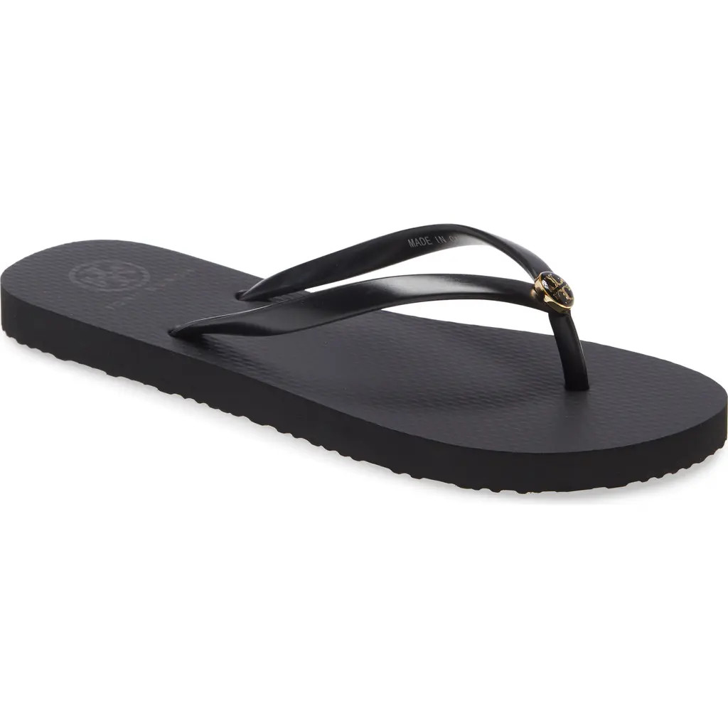 Tory Burch Thin Flip Flop in Black Black at Nordstrom, Size 6 | Nordstrom