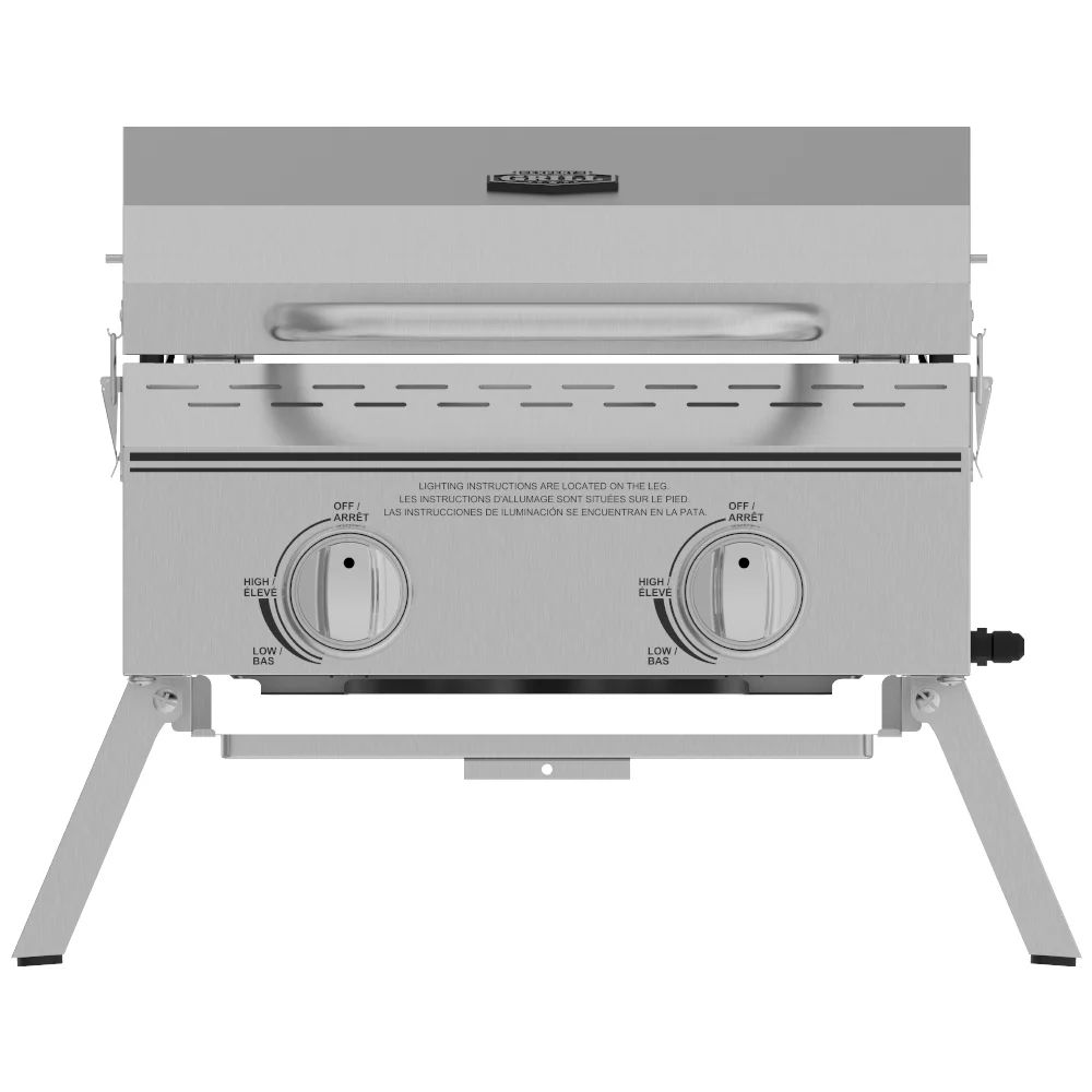 Expert Grill 2 Burner Tabletop Propane Gas Grill in Stainless Steel | Walmart (US)