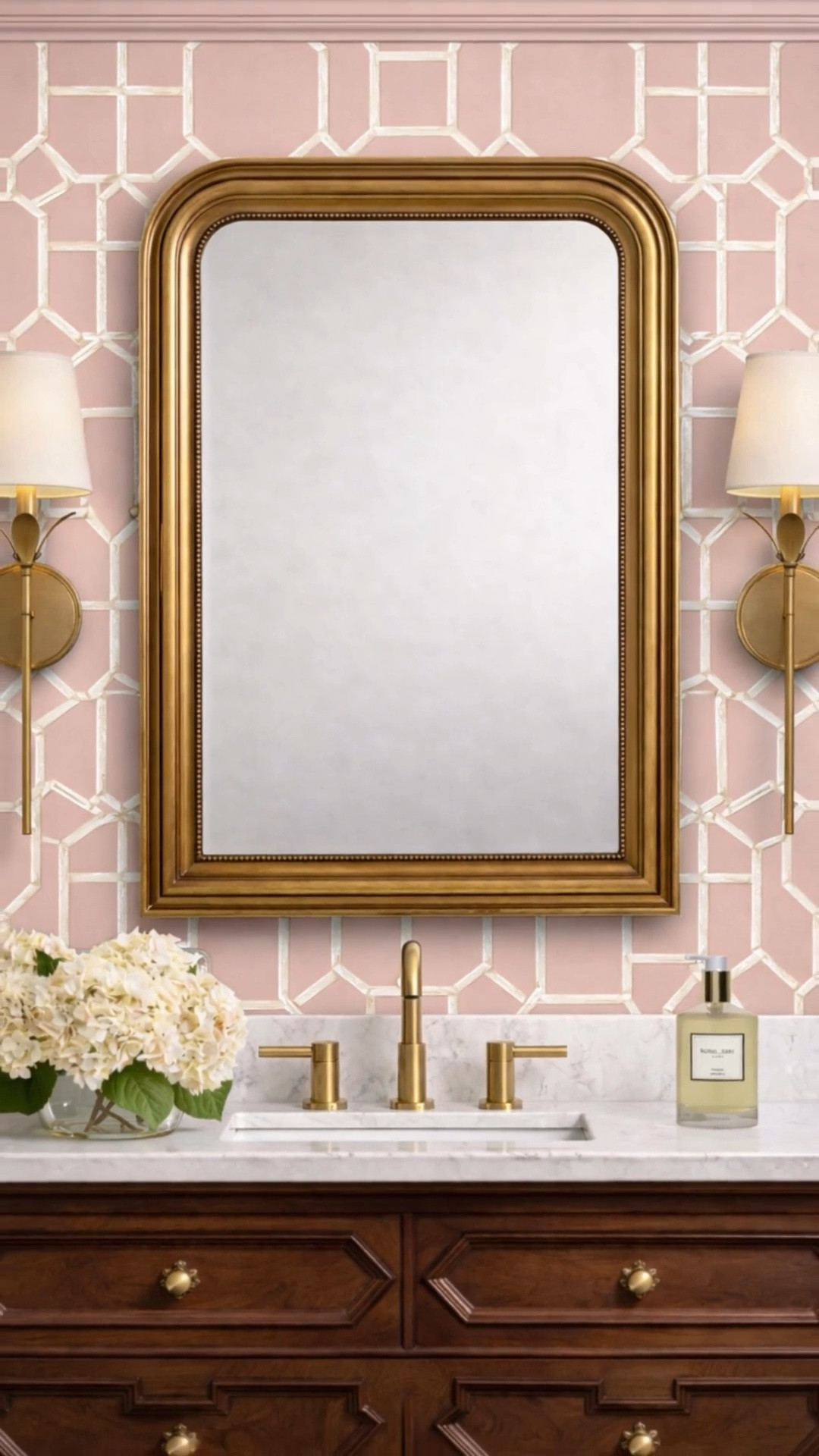 Pretty in pink powder bathroom design 🩷

#LTKSaleAlert #LTKHome #LTKSpringSale