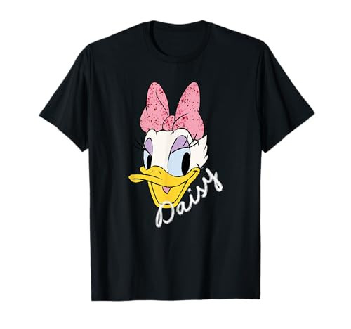 Disney Daisy Duck Sassy & Glamorous Speckled Bow and Name T-Shirt | Amazon (US)