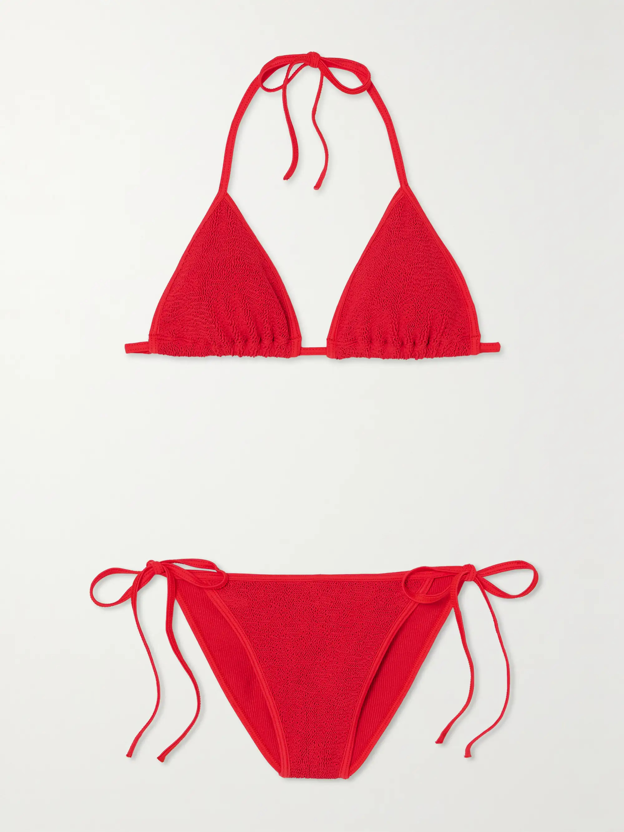 Gina seersucker bikini | NET-A-PORTER (UK & EU)