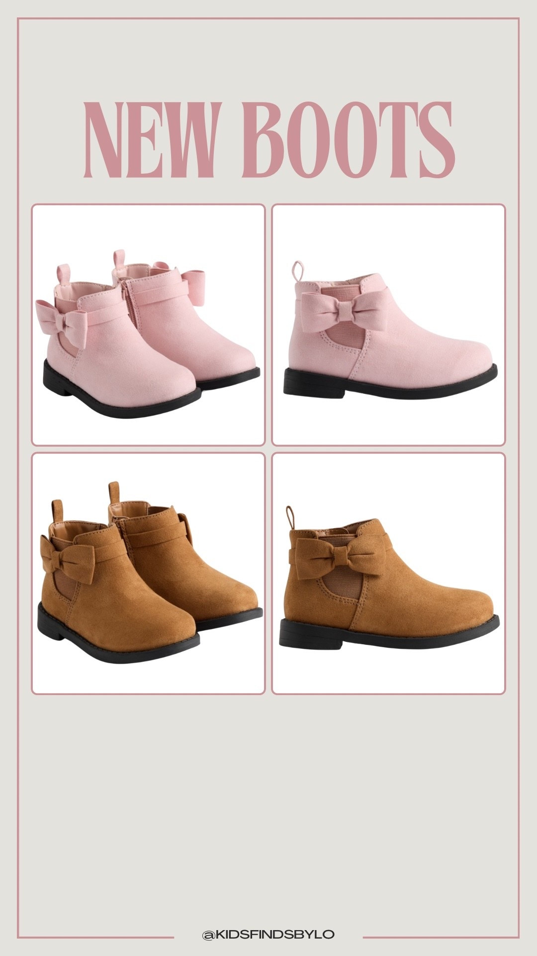 New bow boots! 40% off today too! 😍

#LTKSaleAlert #LTKShoeCrush #LTKKids