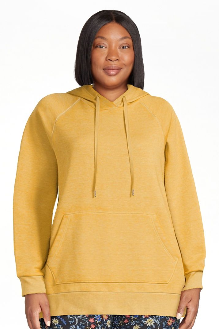 Time and Tru Women's Garment Washed Pullover Hoodie, Sizes S-3XL - Walmart.com | Walmart (US)