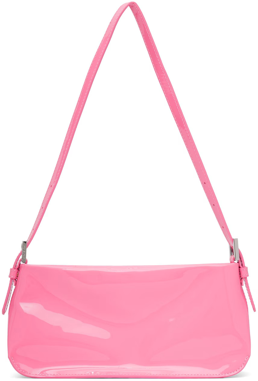 BY FAR - Pink Dulce Shoulder Bag | SSENSE