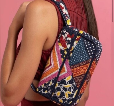 Staud Tommy Beaded Bag Patchwork | eBay | eBay US