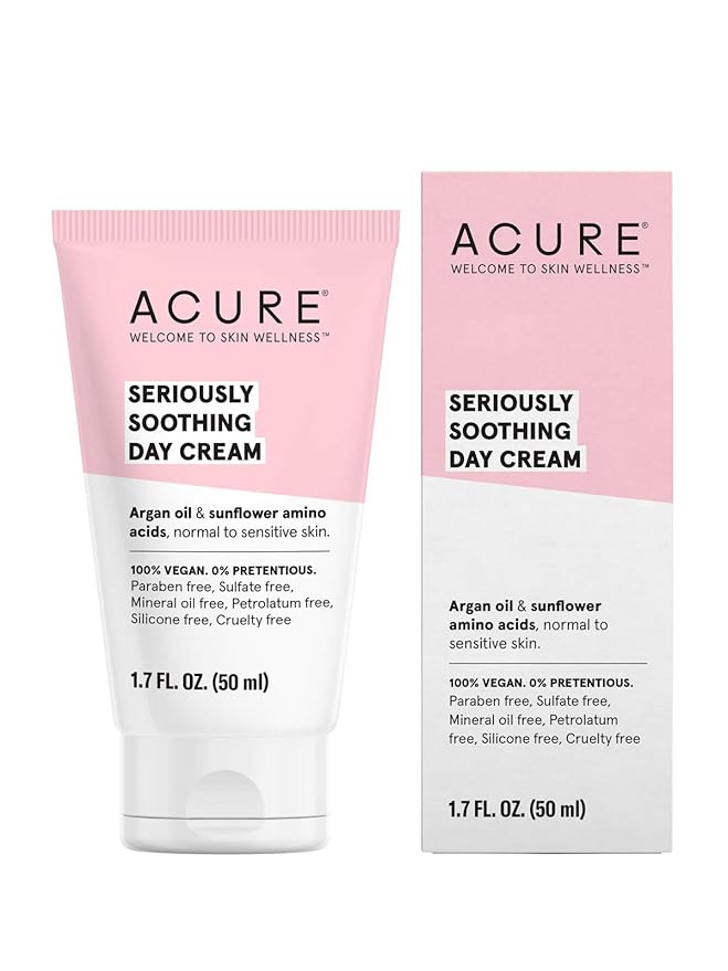 Acure Seriously Soothing Day Cream - Daily Hydrating Facial Cream - Moisturizer for Dry to Sensit... | Amazon (US)