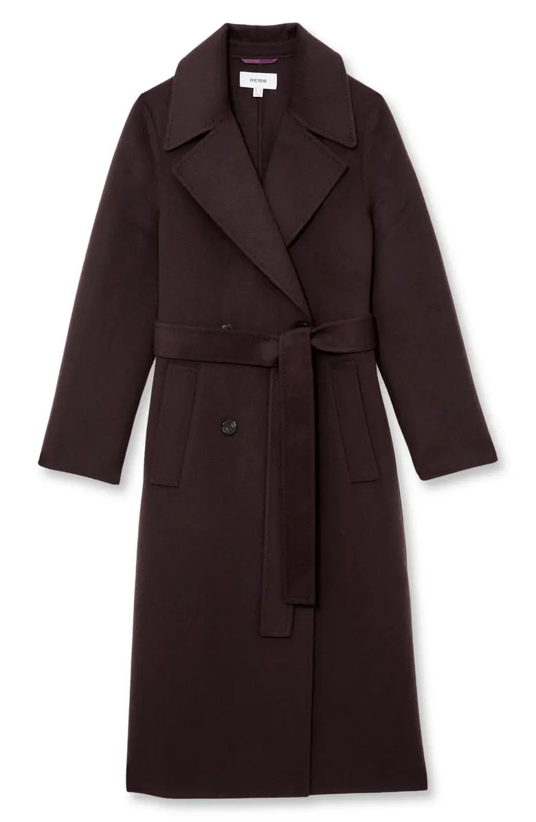 Rene Double Breasted Wool Blend Coat | Nordstrom