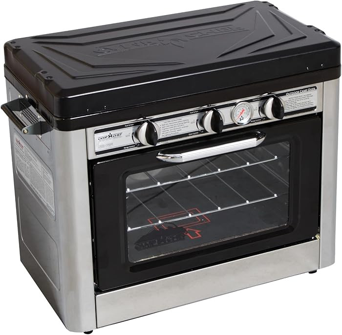 Camp Chef Outdoor Camp Oven, Black/Silver, 31" H x 24" W x 18" L | Amazon (US)