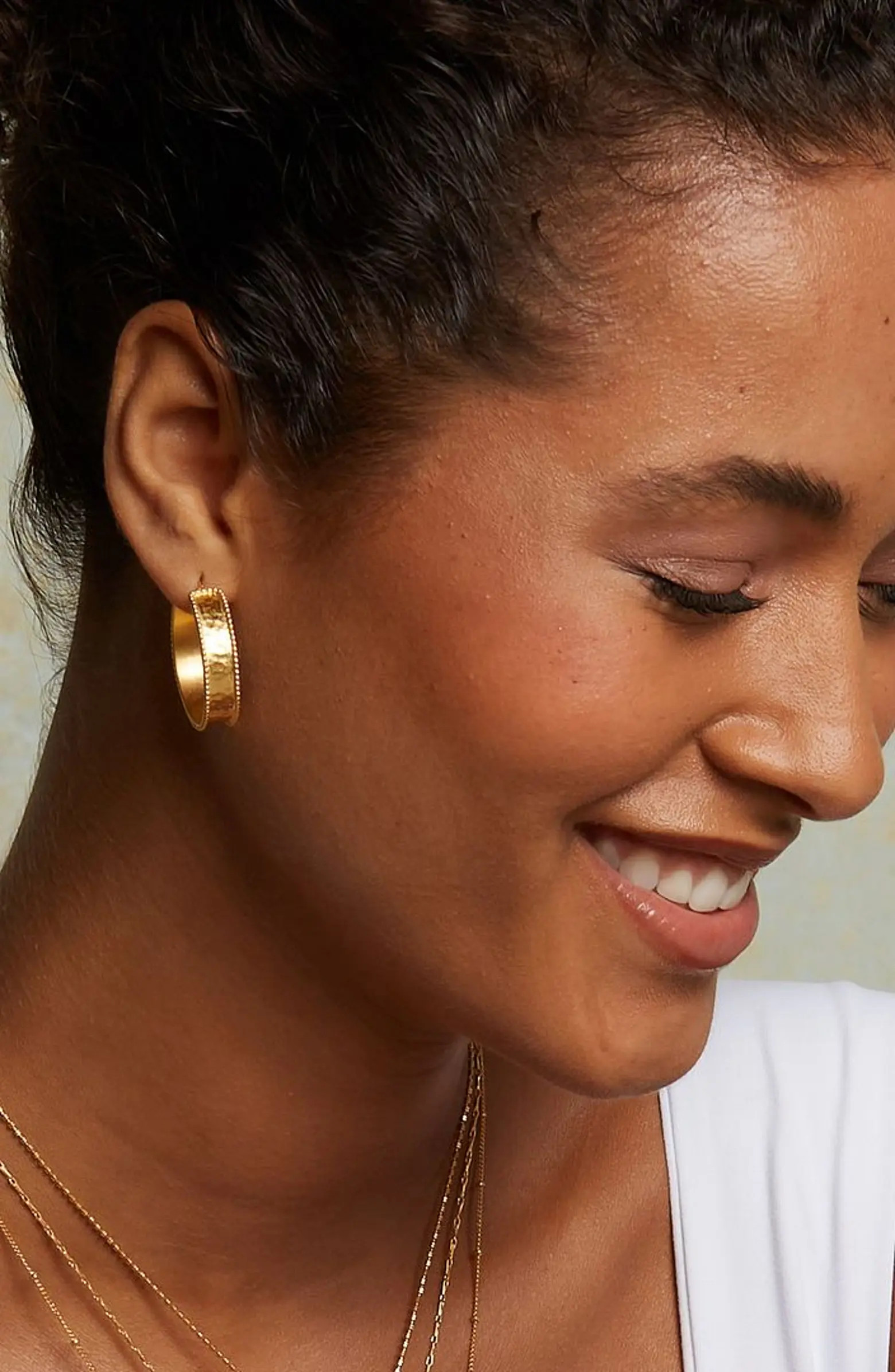 Satya Jewelry Bold Spirit Gold Hoop Earrings | Nordstrom | Nordstrom