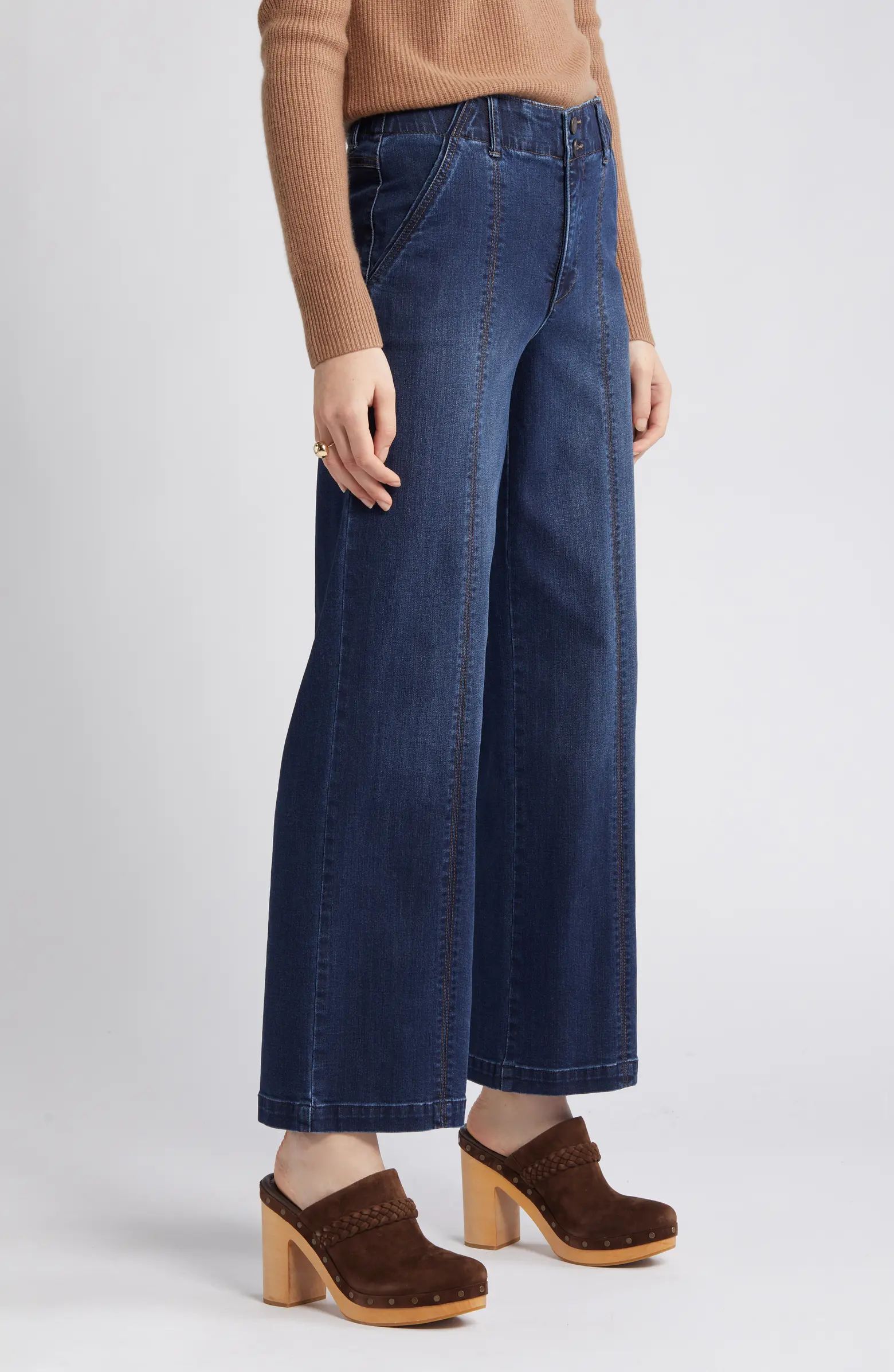 'Ab'Solution Skyrise Wide Leg Jeans | Nordstrom