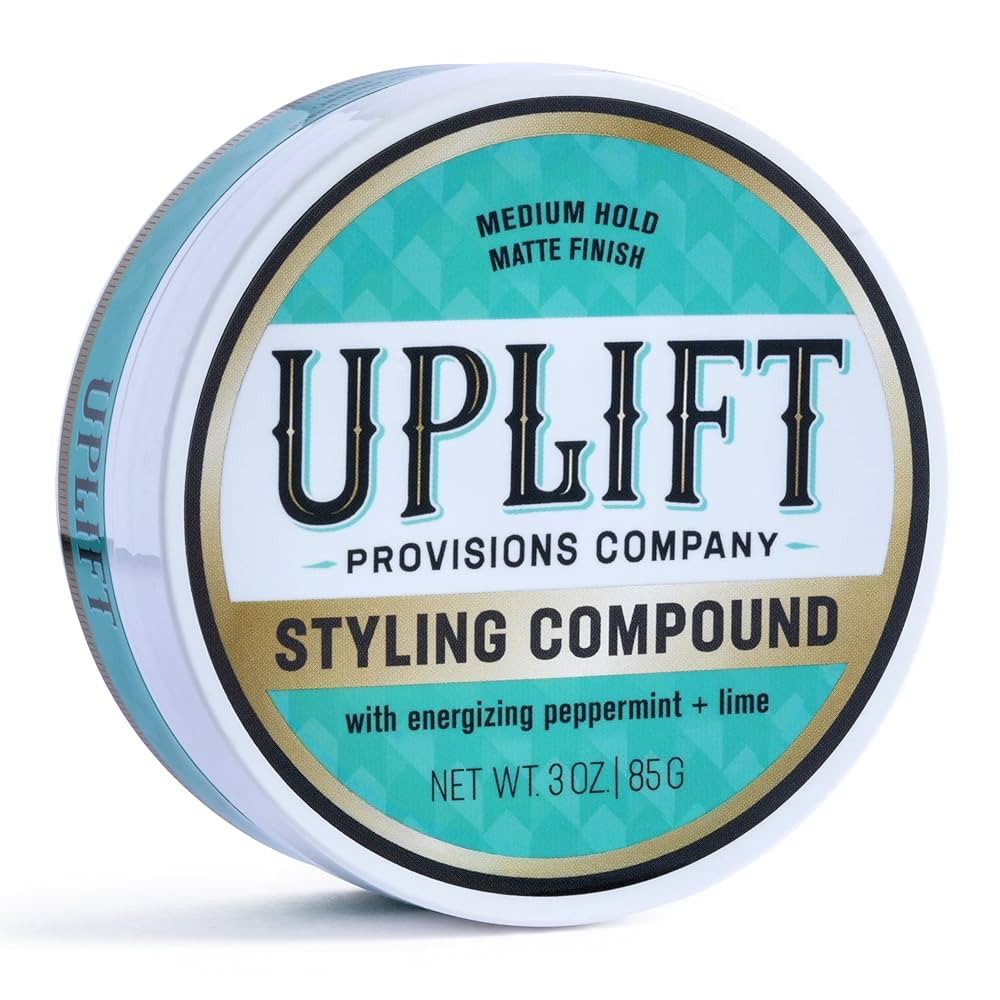 Uplift Provisions Company Styling Compound - Hair Clay Pomade with a Natural, Matte Finish and Me... | Amazon (US)