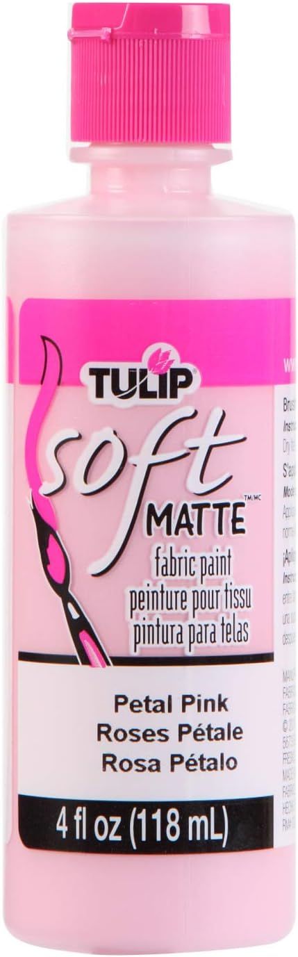 TULIP 21729 Soft Fabric Paint 4oz Matte Petal Pink | Amazon (US)