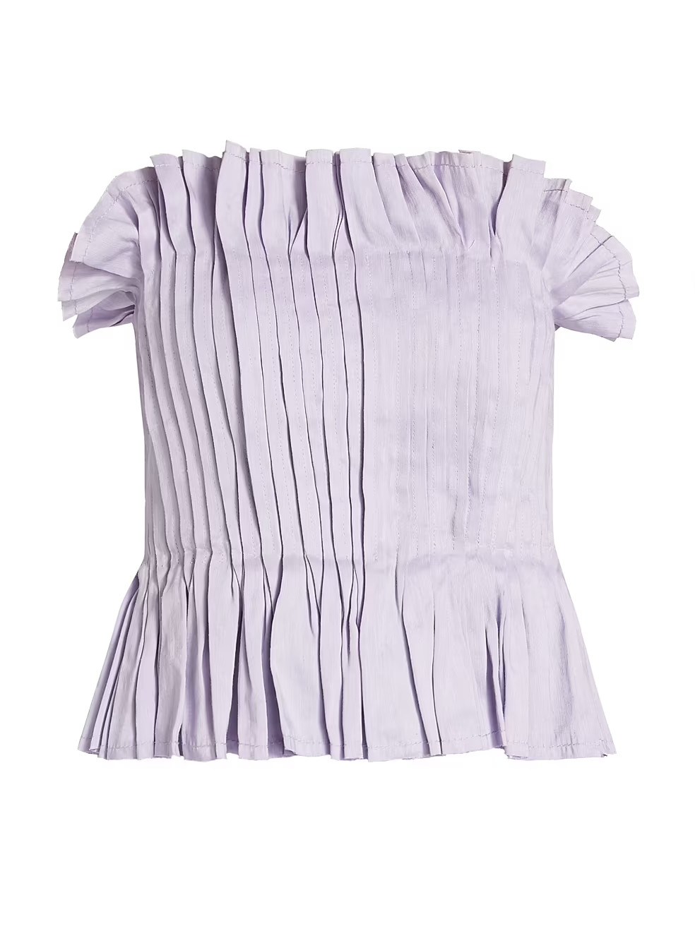 Aje Horizon Pin-Tucked Linen-Blend Tube Top | Saks Fifth Avenue