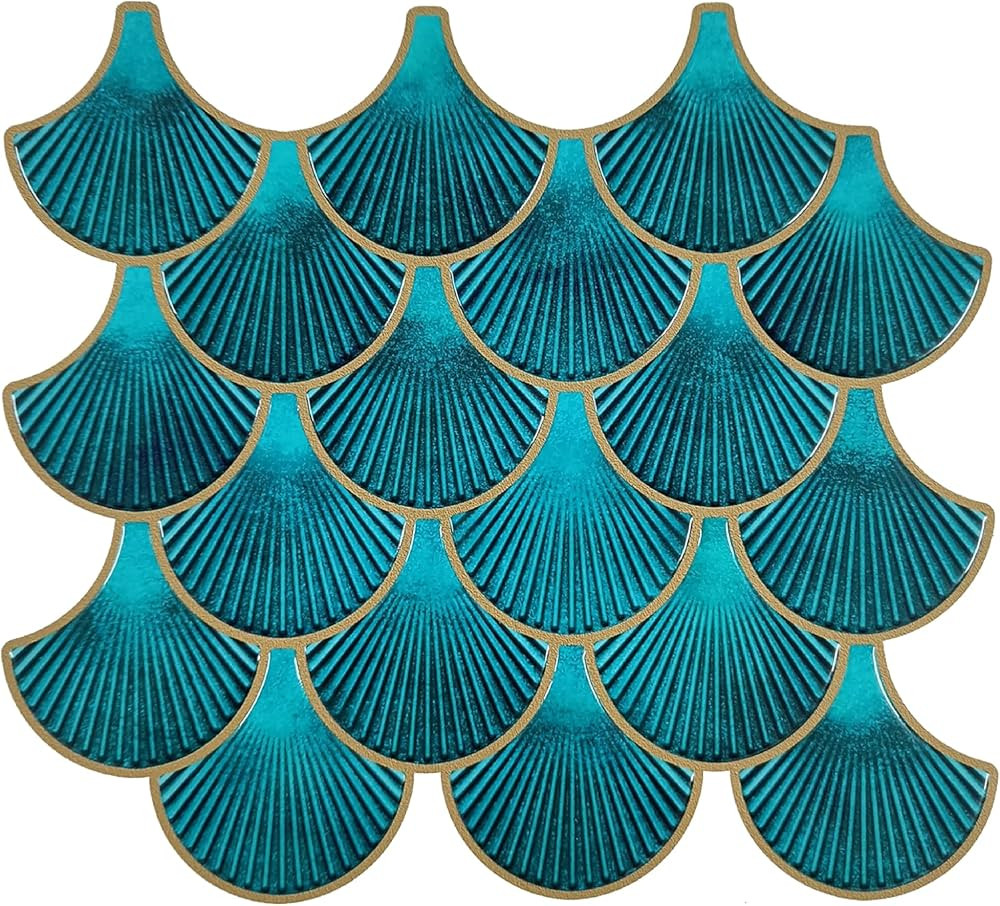 Peel and Stick Backsplash self Adhesive Tile,3D Wall PU Gel Vinyl Tiles for Home Decor, Stick on ... | Amazon (US)