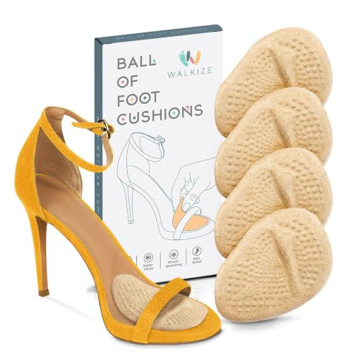 Walkize Metatarsal Pads Women | Heel Inserts for Women | Ball of Foot Cushions (2 Pairs Foot Pads... | Amazon (US)