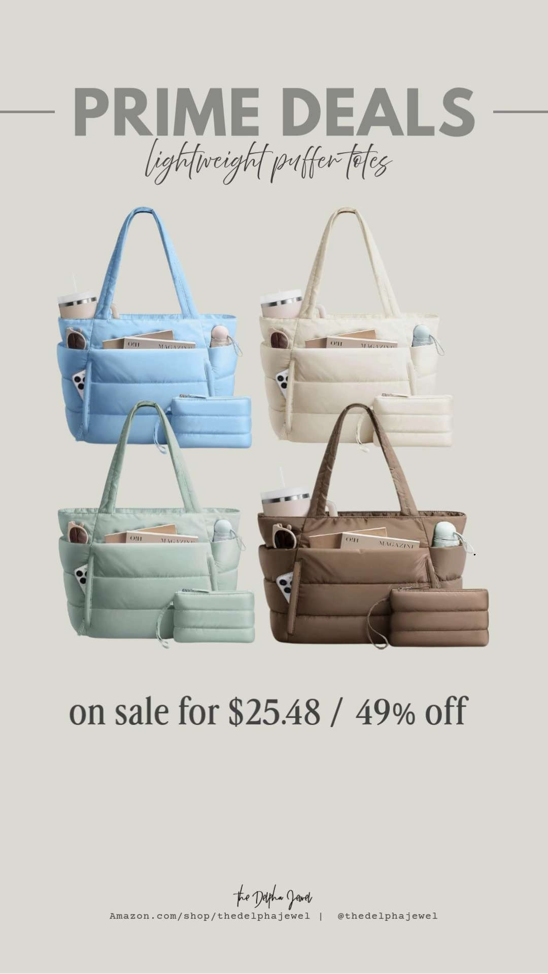 So many colors available in this bag! I love the mocha brown one and it fits so much! On sale for $25.48/49% off 

 #LTKValentine #LTKfitnessgoals #LTKSaleAlert