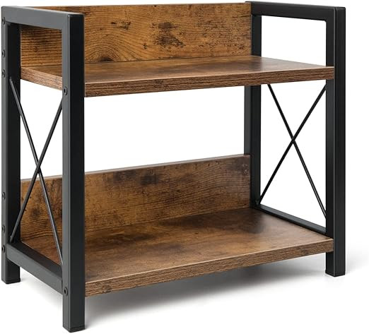 Venloup Countertop Shelf Organizer, 2 Tier Kitchen Spice Rack Organizer for Countertop, Wood Coff... | Amazon (US)