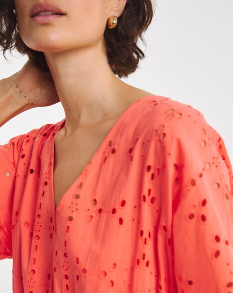 Pure Cotton Broderie Smock Dress | JD Williams (UK)