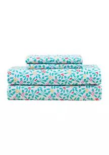 Microfiber Fun Holly Sheet Set | Belk