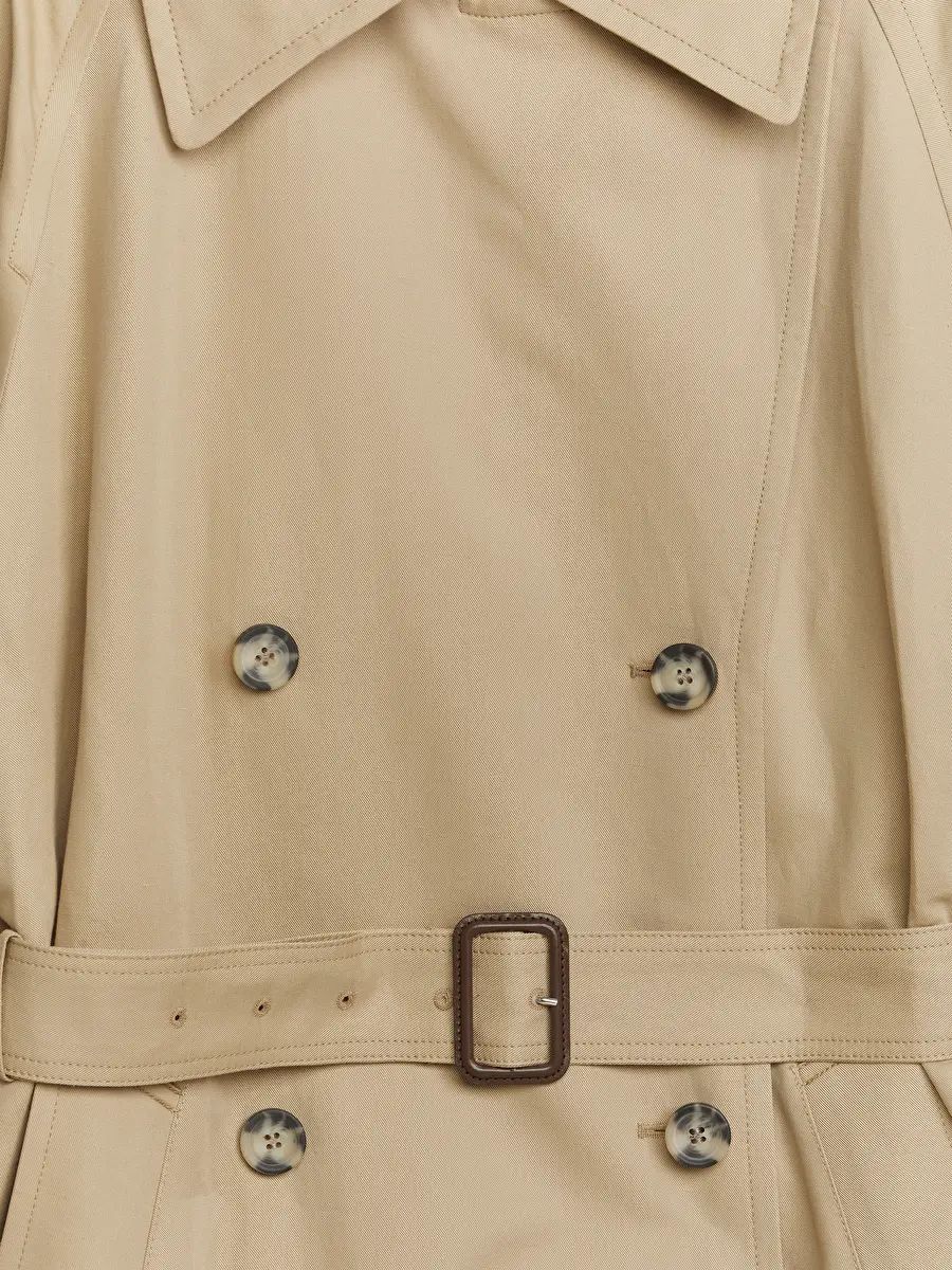 Linen Cotton Trenchcoat | ARKET