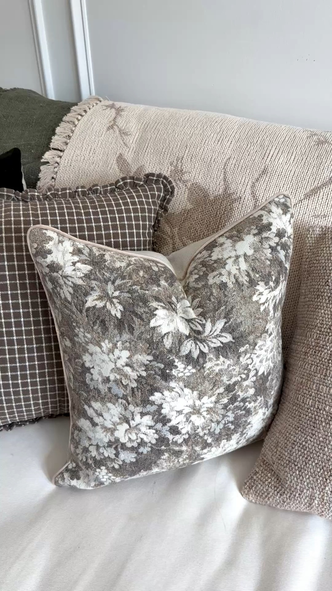 I love my new Amazon pillow covers!  The dark velvet ones are my staple, and I’m obsessed with the rich deep green color  

#LTKHome